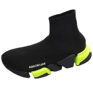 Giày Balenciaga Speed 2.0 Sneaker ‘Black Fluo Yellow’ 617239-W1720-1171 - Ảnh 3
