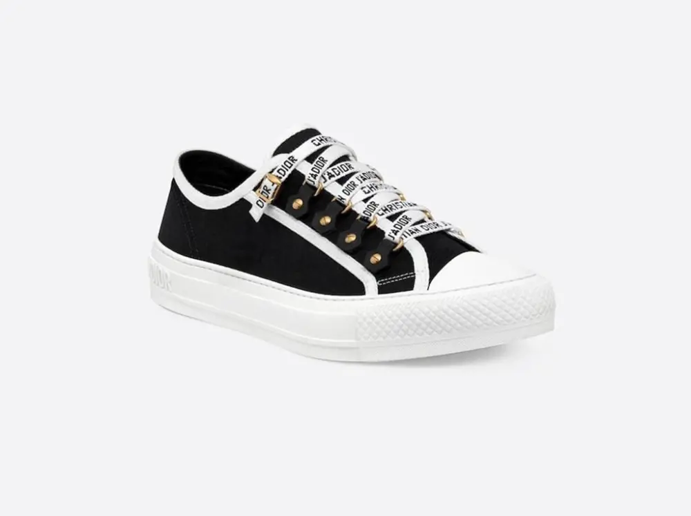 Giày Dior Walk'N'Dior Sneaker 'Black Cotton' KCK177CVA-S12X - Ảnh 4