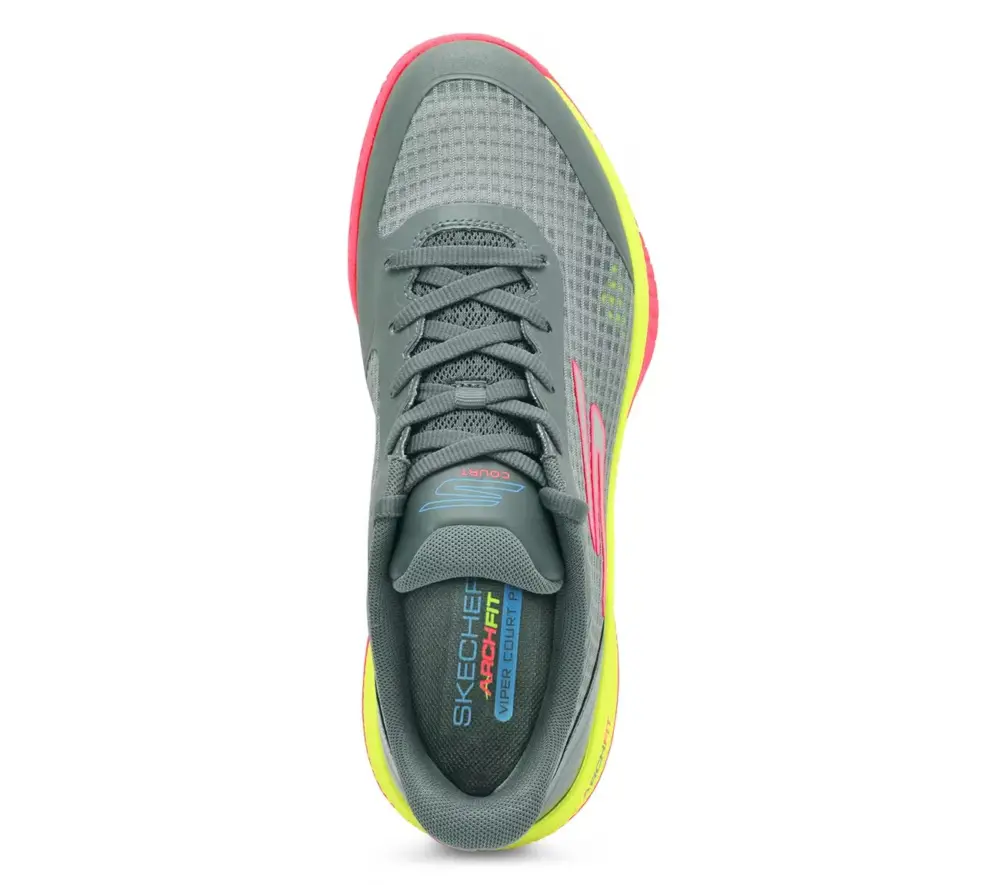 Giày Skechers Viper Court Pro ‘Grey’ 172069-GYPK - Ảnh 3