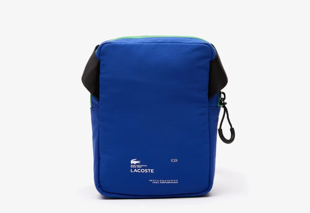 Túi Lacoste Band Nylon Crossbody ‘Blue’ NU3797UH-J77 - Ảnh 4
