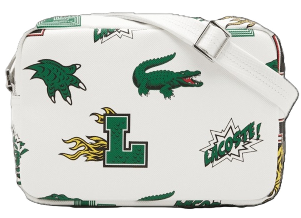 Túi Lacoste Unisex Comic Effect ‘White’ NU3990HN-L05