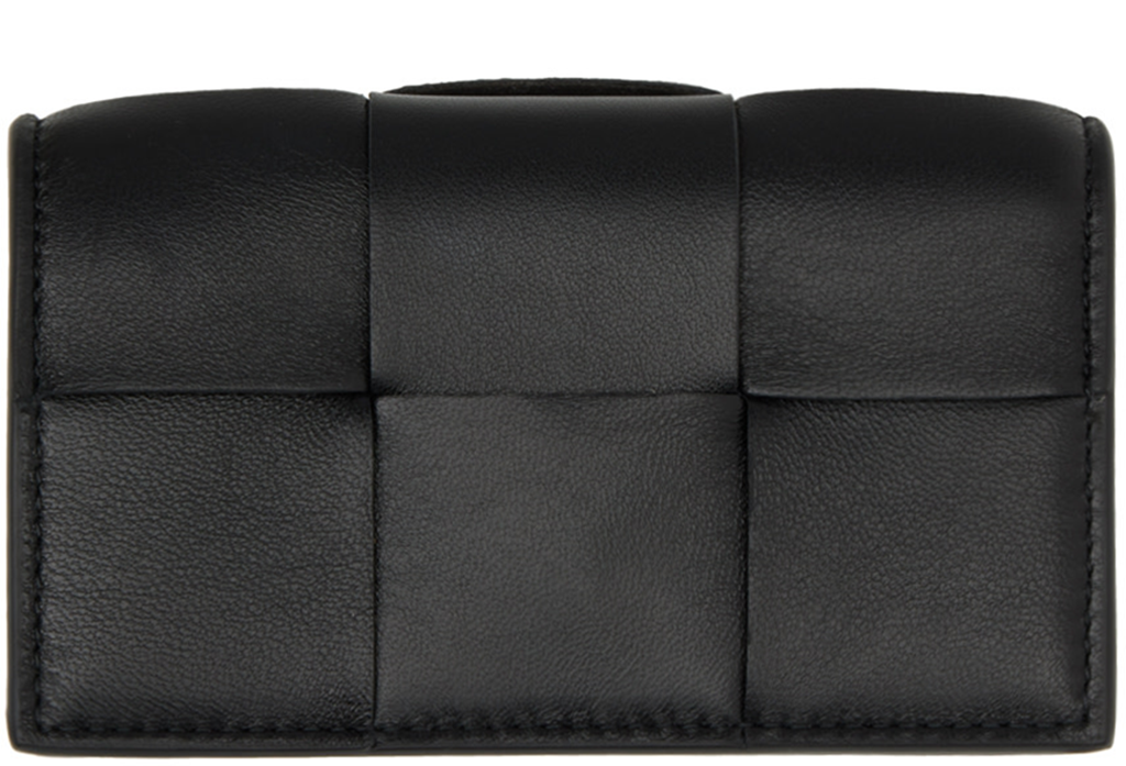 Ví Nữ Bottega Veneta Cassette Card Holder 'Black' 231798F037001