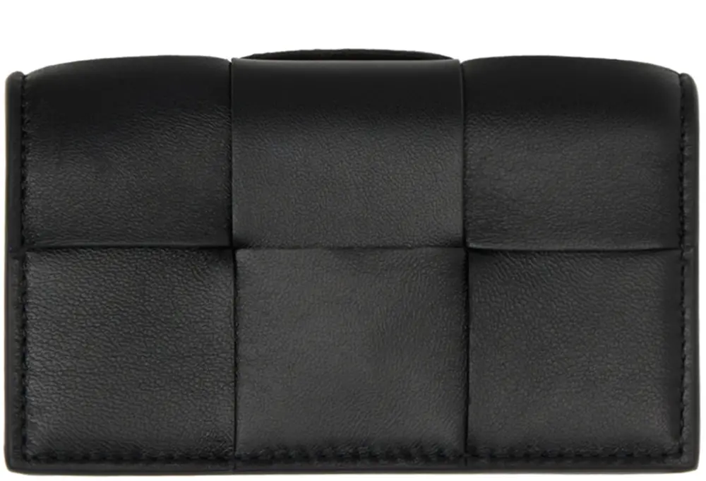 Ví Nữ Bottega Veneta Cassette Card Holder 'Black' 231798F037001