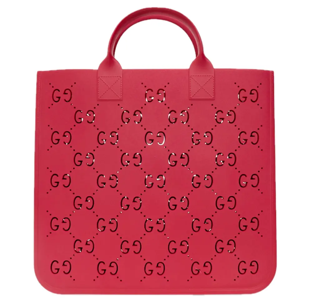 Túi Gucci GG Rubber Tote Bag ‘Red’ 679365-JFO00-2797