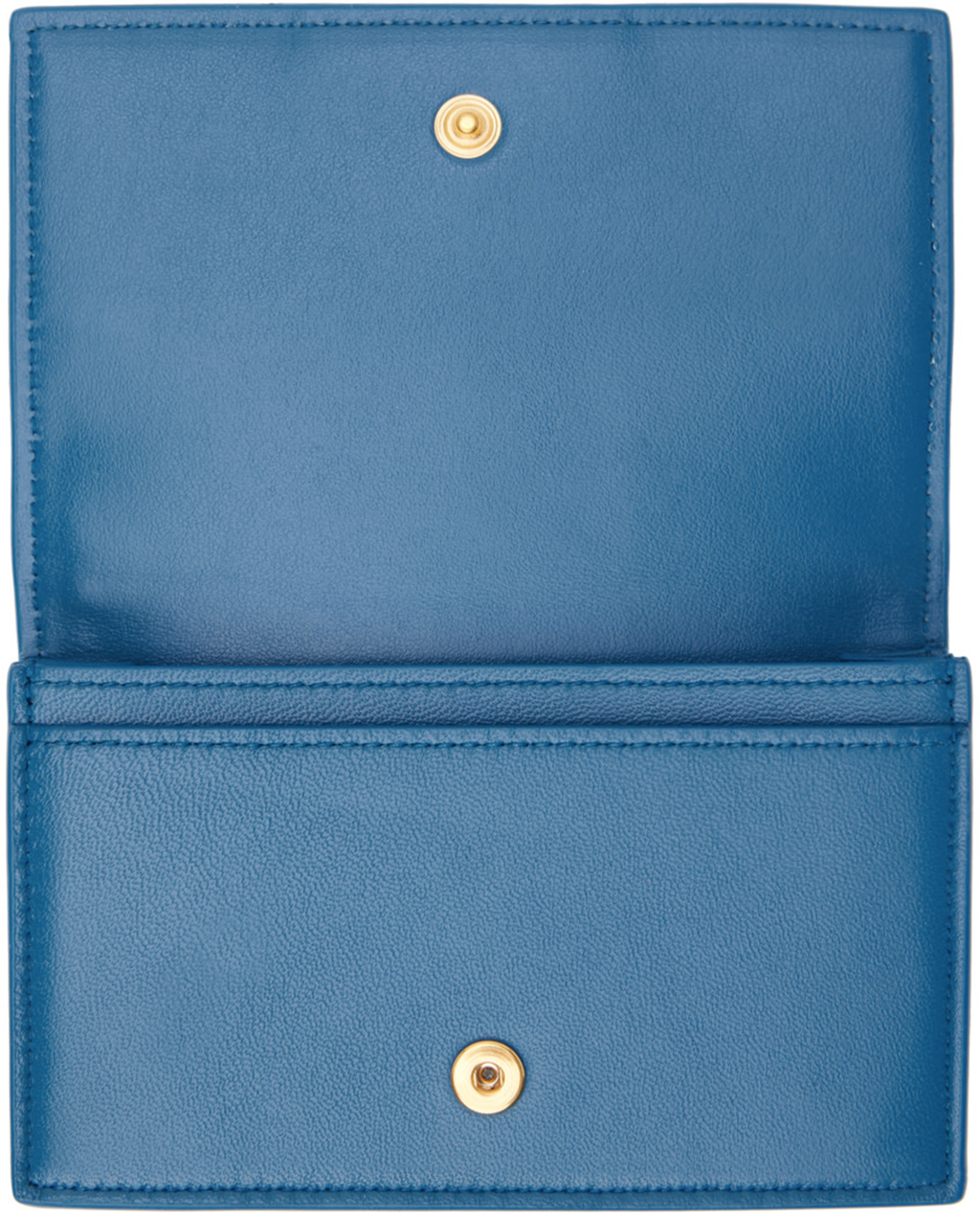 Ví Nữ Bottega Veneta Cassette Card Holder 'Blue' 241798F037011 - Ảnh 3