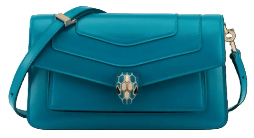 Túi Bvlgari Serpenti Forever East-West Shoulder Bag ‘Blue’ 293635