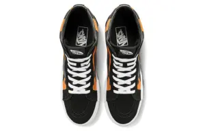 Giày Vans SK8-Hi Reissue Tiger ‘Black Orange’ VN0A2XSBORA - Ảnh 4