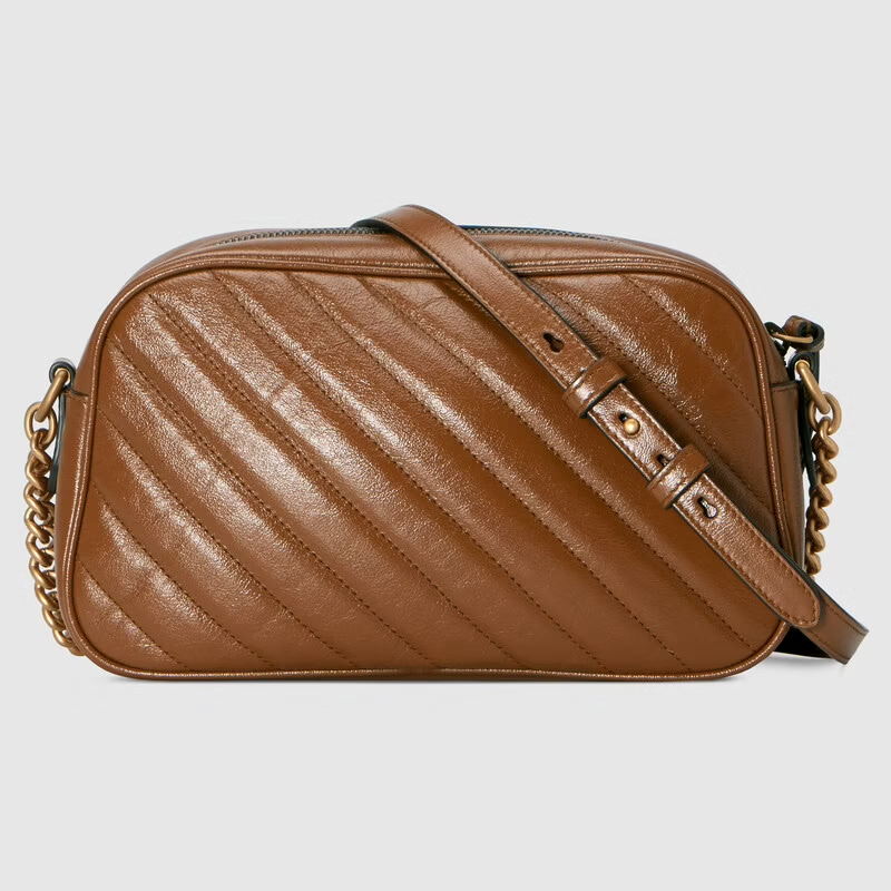 Túi Gucci GG Small Matelassé Shoulder 'Brown' 447632-0OLFT-2535 - Ảnh 4