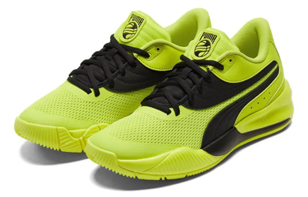 Alternative view of Giày Puma Triple Basketball ‘Yellow Glow’ 195217-03