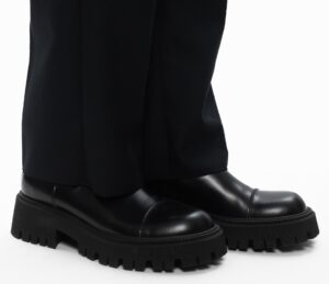 Alternative view of Giày Balenciaga Tractor Bootie ‘Black’ 636599-WA8E9-1000