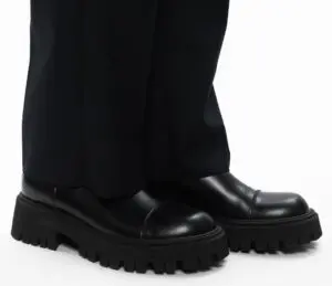 Alternative view of Giày Balenciaga Tractor Bootie ‘Black’ 636599-WA8E9-1000