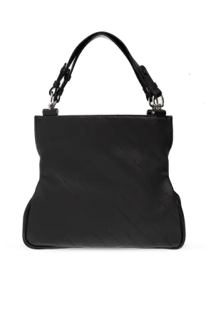 Alternative view of Túi Gucci Blondie Interlocking G Small Leather Tote Bag 'Black' 751518-1AAOW-67013