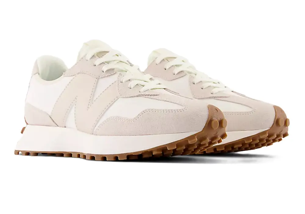 Giày New Balance 327 ‘Beige White Gum Pink’ WS327AN - Ảnh 5