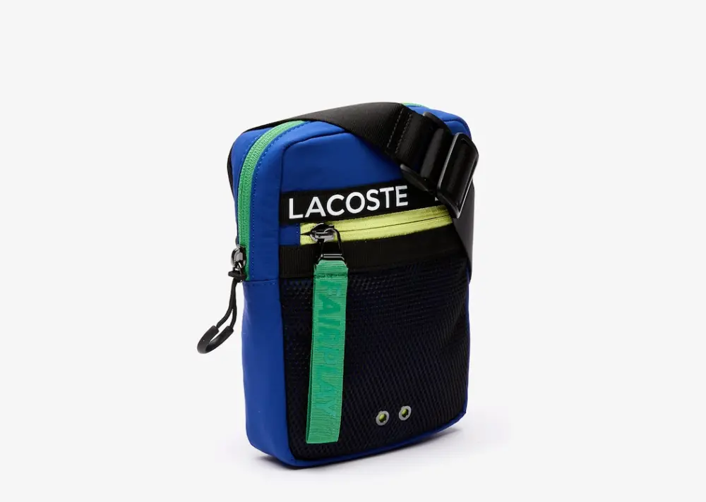 Alternative view of Túi Lacoste Band Nylon Crossbody ‘Blue’ NU3797UH-J77