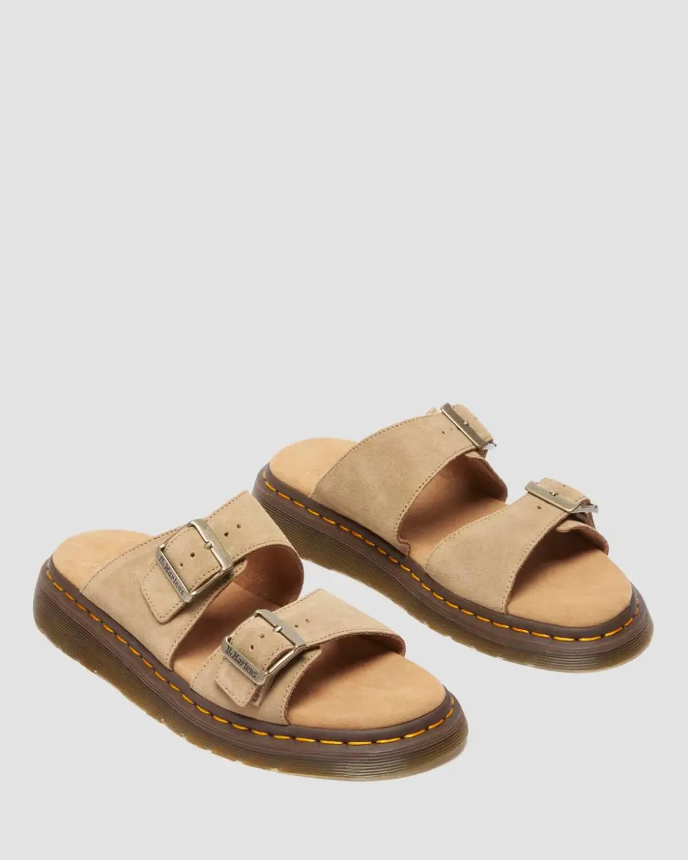 Alternative view of Dép Dr. Martens Josef Suede Slide ‘Tan Bronx Suede’ 41083200