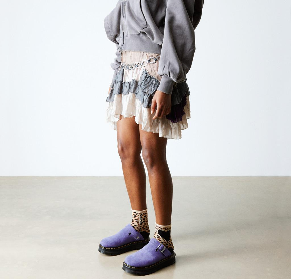 Dép Shop Dr Martens Zebzag ‘Purple’ 31937500 - Ảnh 6