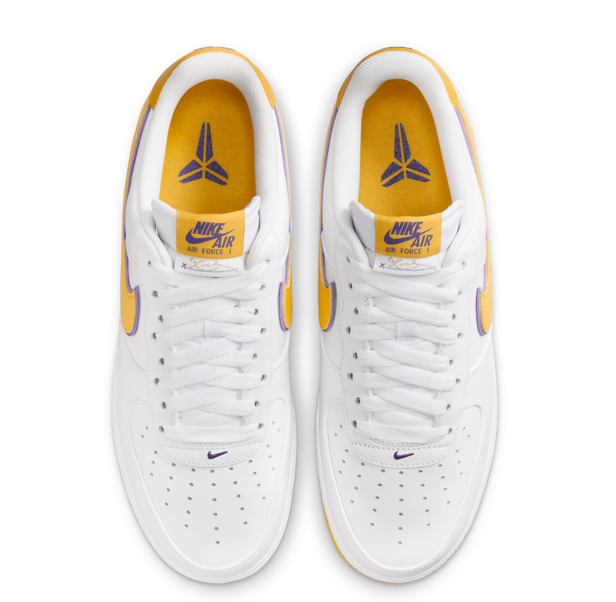 Giày Nike Air Force 1 Low Retro QS ‘Lakers Home’ FZ1151-100 - Ảnh 4