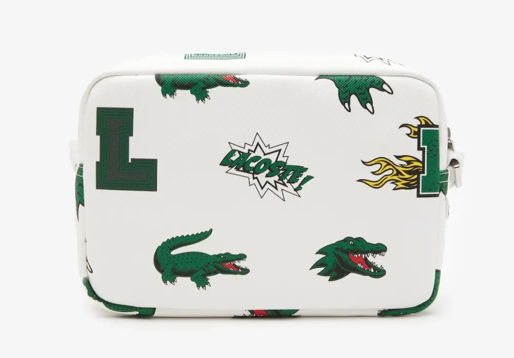 Túi Lacoste Unisex Comic Effect ‘White’ NU3990HN-L05 - Ảnh 3
