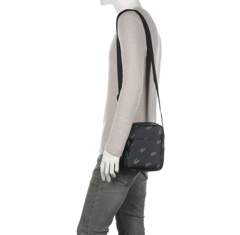 Túi Lacoste Croc Print Satchel ‘Navy’ NH4465HNL24 - Ảnh 5