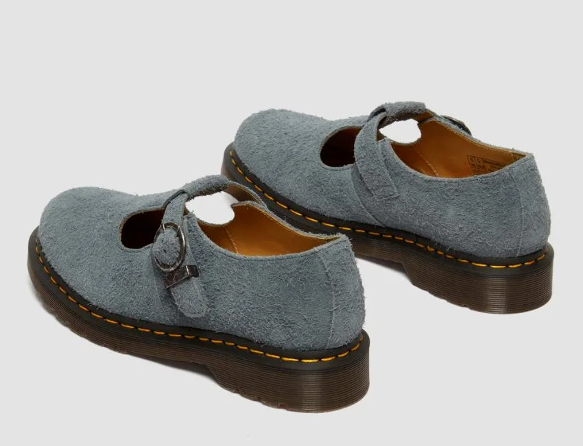 Dép Dr Martens T Bar Napped Suede ‘Blue’ 31518764 - Ảnh 3