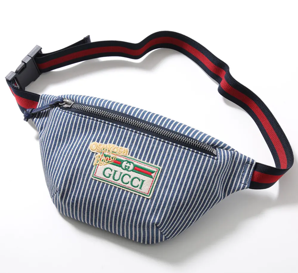 Túi Gucci Cotton Fabric Fanny Pack 'Blue' 502095-FACAM-4046 - Ảnh 3