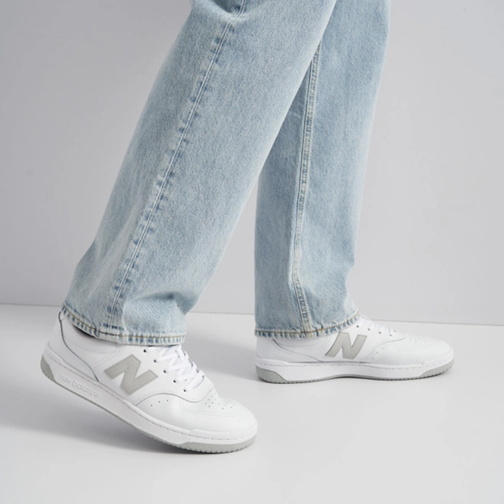 Alternative view of Giày New Balance BB80 ‘White Grey’ BB80GRY
