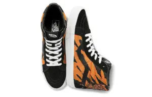 Giày Vans SK8-Hi Reissue Tiger ‘Black Orange’ VN0A2XSBORA - Ảnh 5