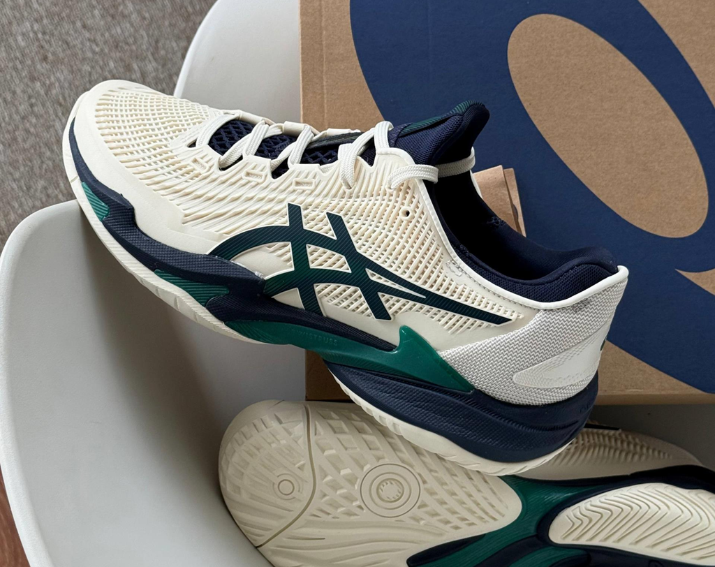 Giày Asics Court FF 3 ‘Cream Jasper Green’ 1041A370-105 - Ảnh 3