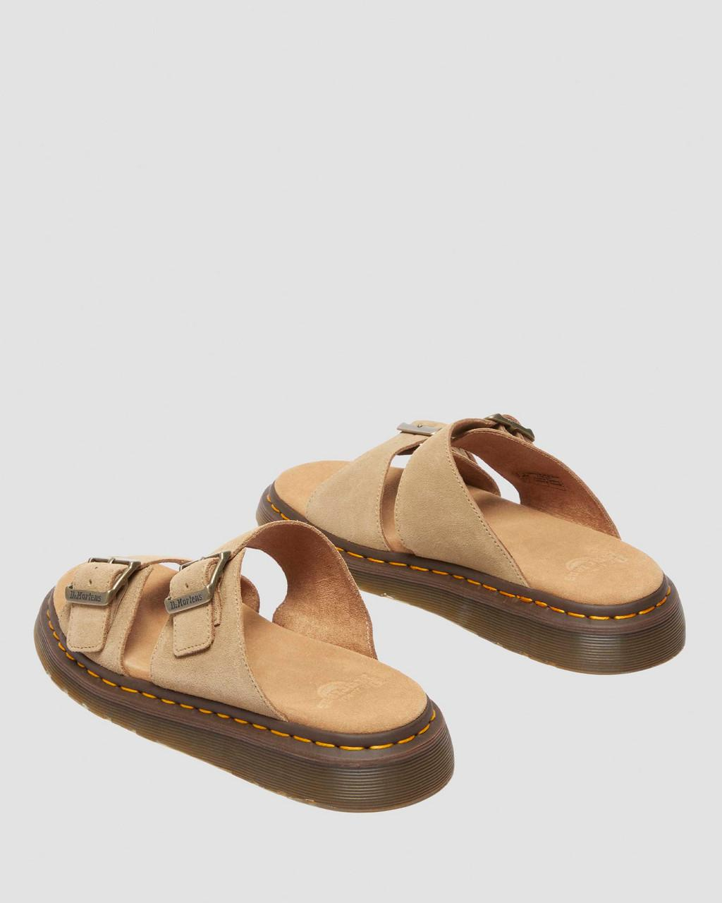 Dép Dr. Martens Josef Suede Slide ‘Tan Bronx Suede’ 41083200 - Ảnh 3