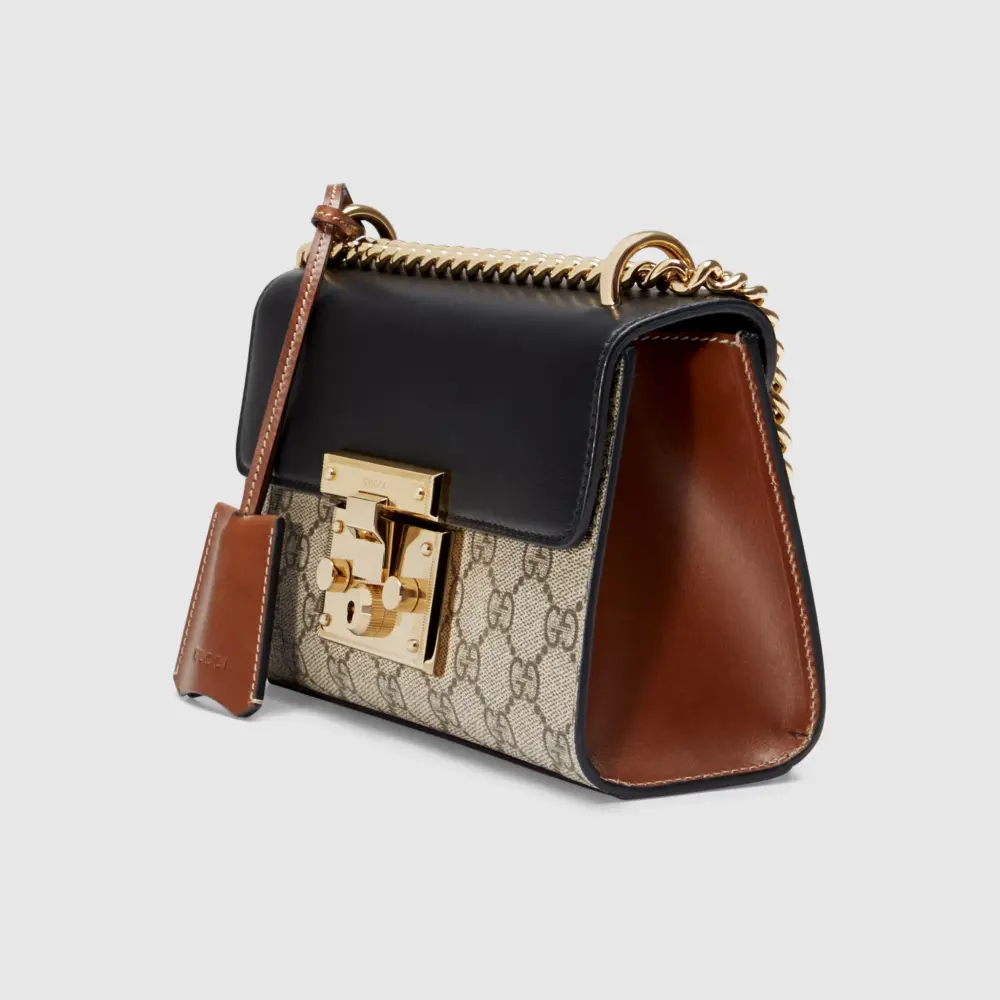 Túi Gucci Padlock Small Gg Shoulder Bag 'Black' 409487-KLQJG-9785 - Ảnh 5