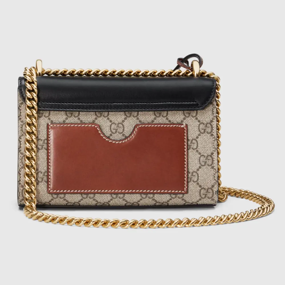 Túi Gucci Padlock Small Gg Shoulder Bag 'Black' 409487-KLQJG-9785 - Ảnh 4