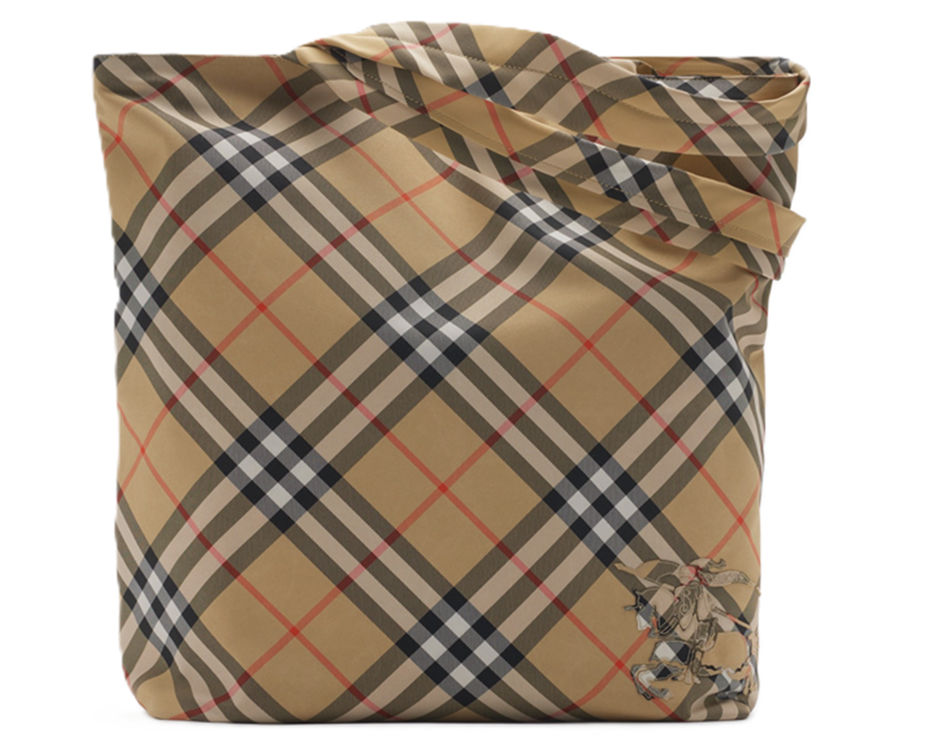 Túi Burberry Check Tote 'Sand' 80977161
