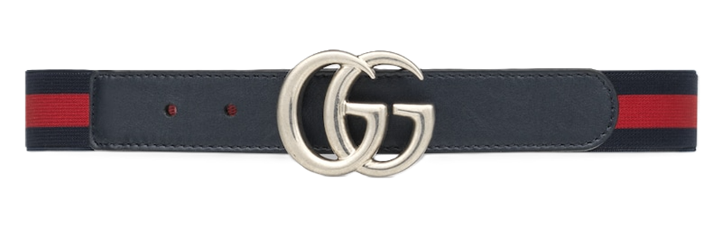 Thắt Lưng Gucci Elastic Web Belt GS ‘Blue Red’ 432707-HAENN-8497