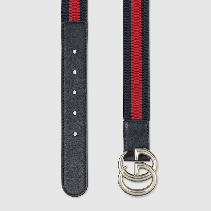 Alternative view of Thắt Lưng Gucci Elastic Web Belt GS ‘Blue Red’ 432707-HAENN-8497
