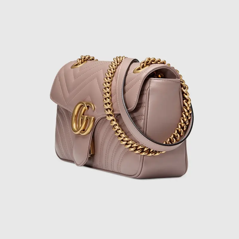 Alternative view of Túi Gucci Marmont Matelassé Mini Bag 'Dusty Pink' ‎443497-DTDIT-5729