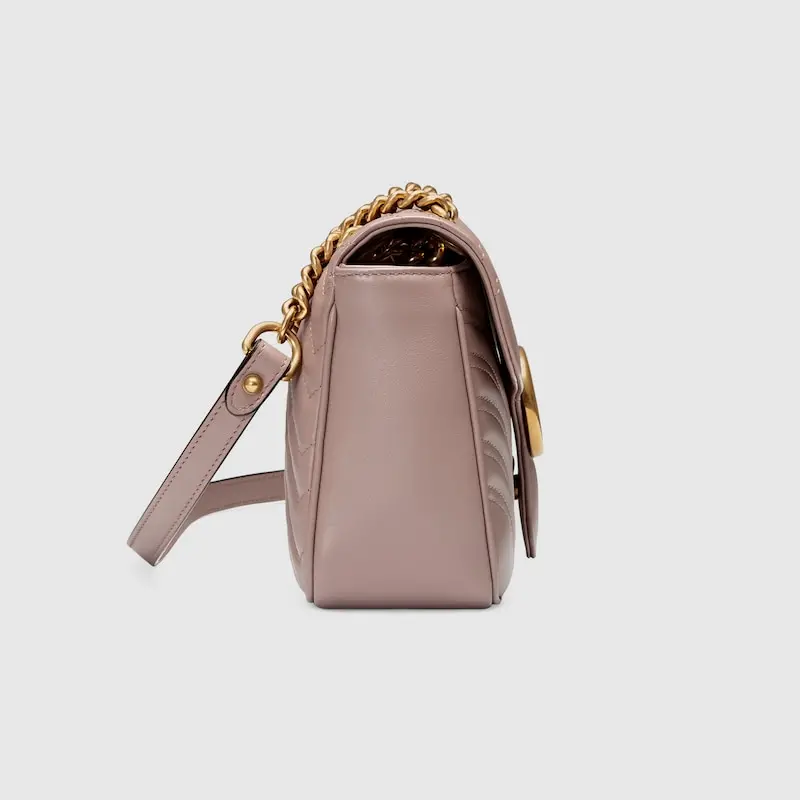 Túi Gucci Marmont Matelassé Mini Bag 'Dusty Pink' 443497-DTDIT-5729 - Ảnh 4