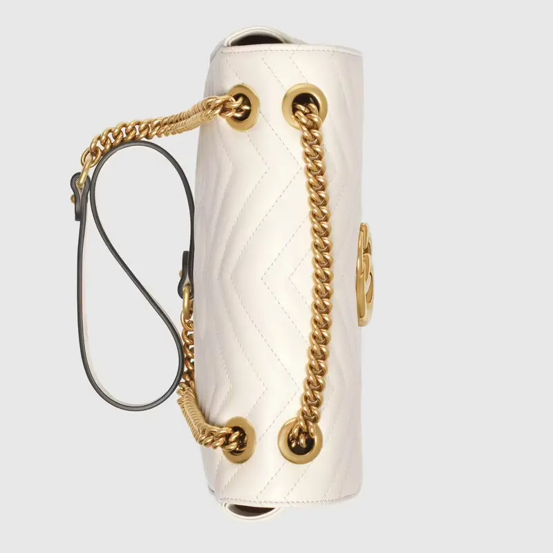Túi Gucci Marmont Small Matelassé Shoulder Bag 'White' 443497-DTDIT-9022 - Ảnh 6