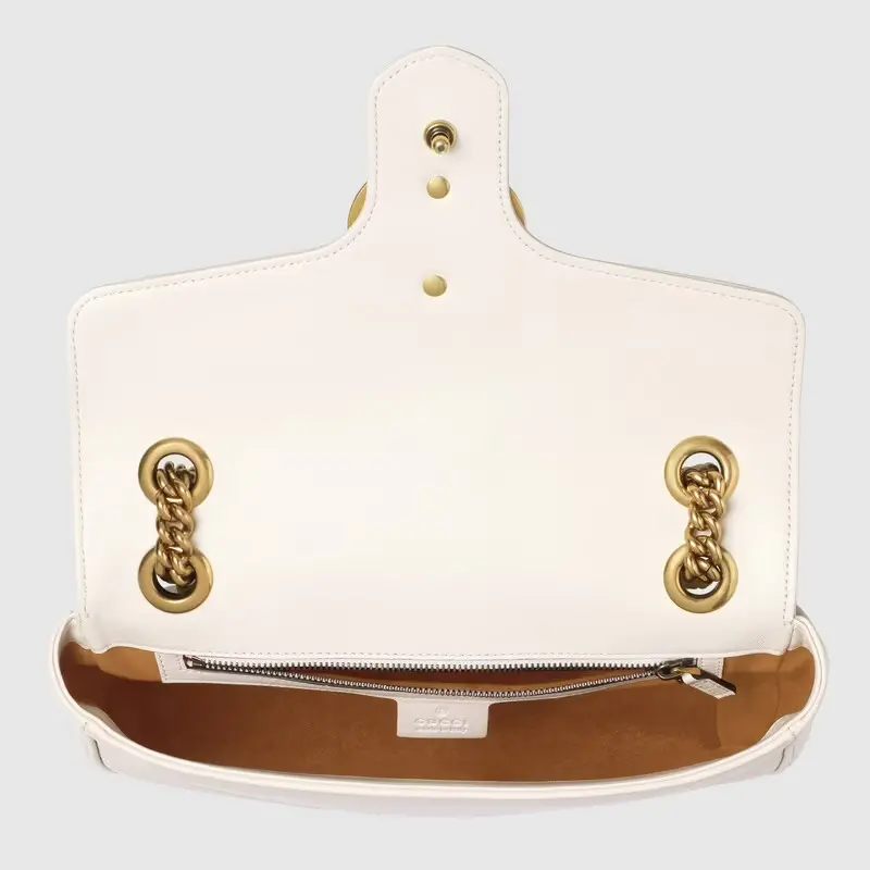 Túi Gucci Marmont Small Matelassé Shoulder Bag 'White' 443497-DTDIT-9022 - Ảnh 5