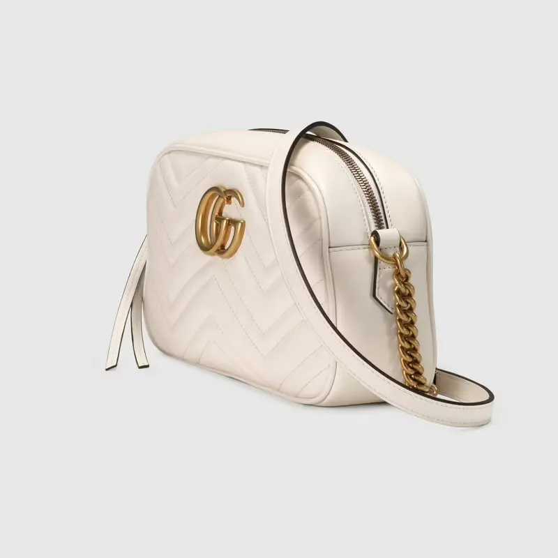 Túi Gucci Nữ Marmont Small Shoulder Bag 'White' 447632-DTD1T-9022 - Ảnh 3