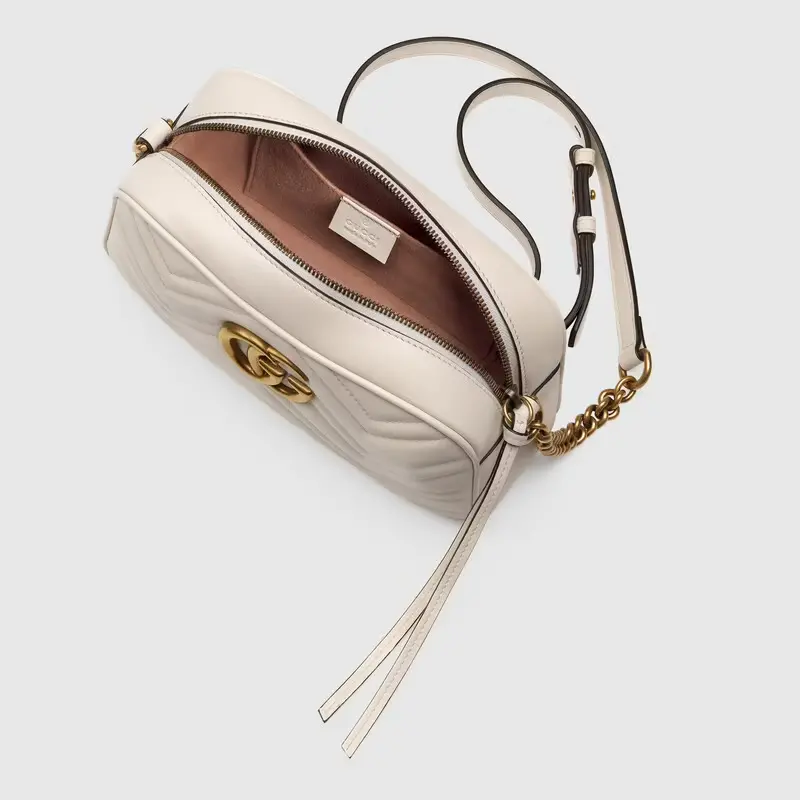 Túi Gucci Nữ Marmont Small Shoulder Bag 'White' 447632-DTD1T-9022 - Ảnh 4