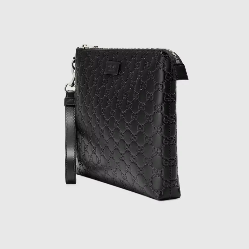 Alternative view of Túi Gucci Signature Bag 'Black' 473881-DMT1N-1000
