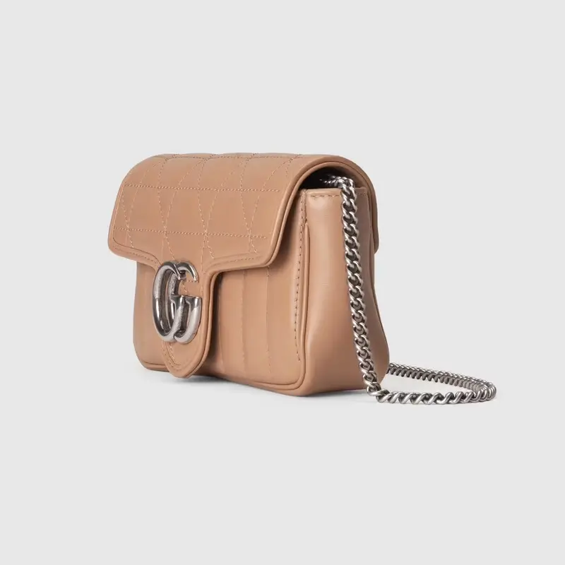 Túi Gucci GG Marmont Super Mini 'Rose Beige' 476433-DTD5N-2754 - Ảnh 4