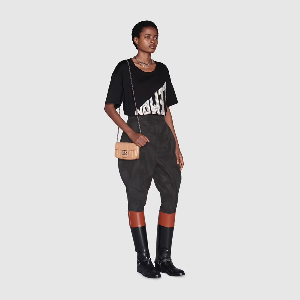 Túi Gucci GG Marmont Super Mini 'Rose Beige' 476433-DTD5N-2754 - Ảnh 5