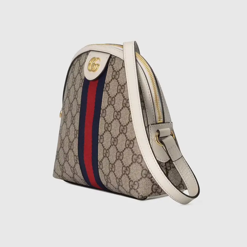 Túi Gucci Ophidia Small Shoulder Leather 'Beige White' 499621-K05NB-9794 - Ảnh 4