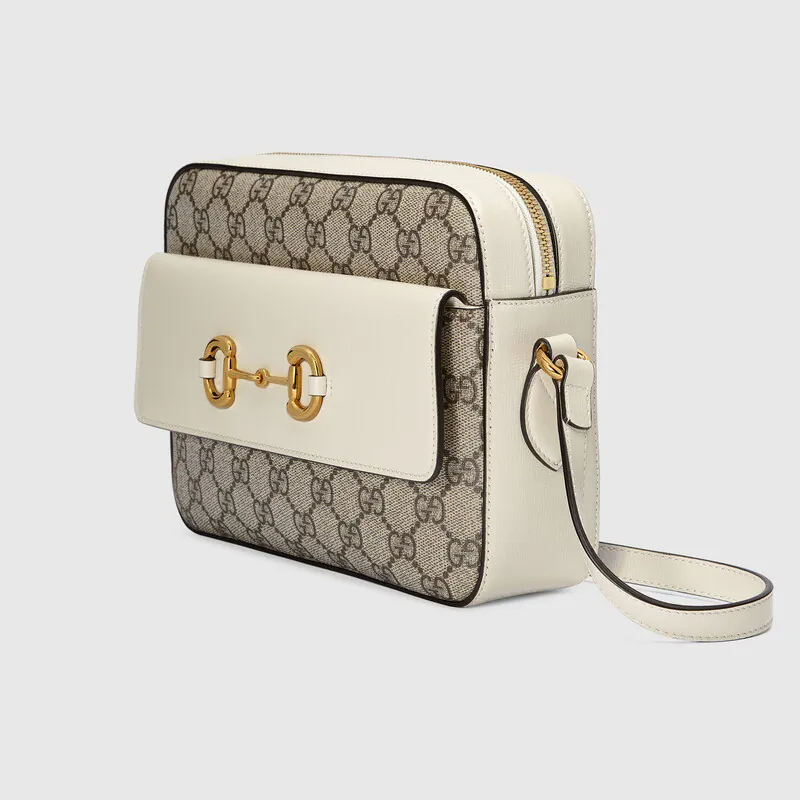 Túi Gucci Horsebit 1955 'Beige White' 645454-92TCG-9761 - Ảnh 4