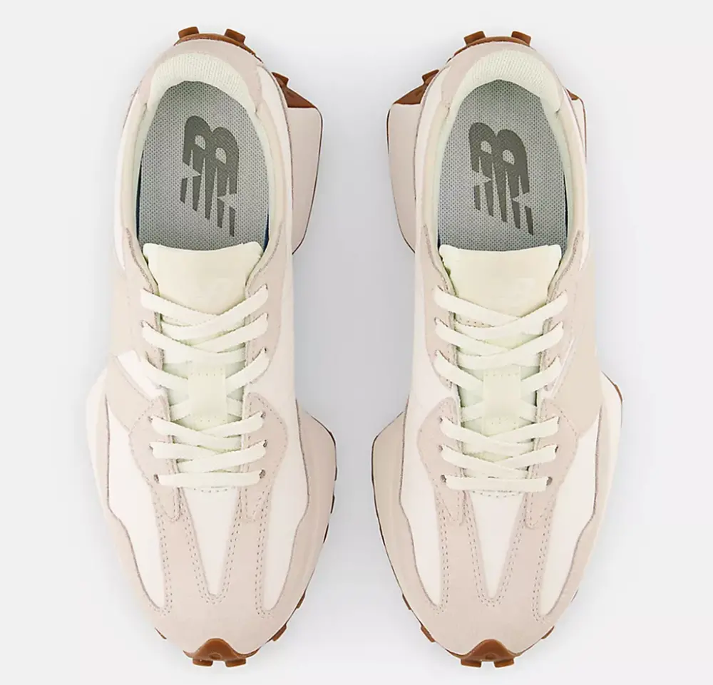 Giày New Balance 327 ‘Beige White Gum Pink’ WS327AN - Ảnh 3