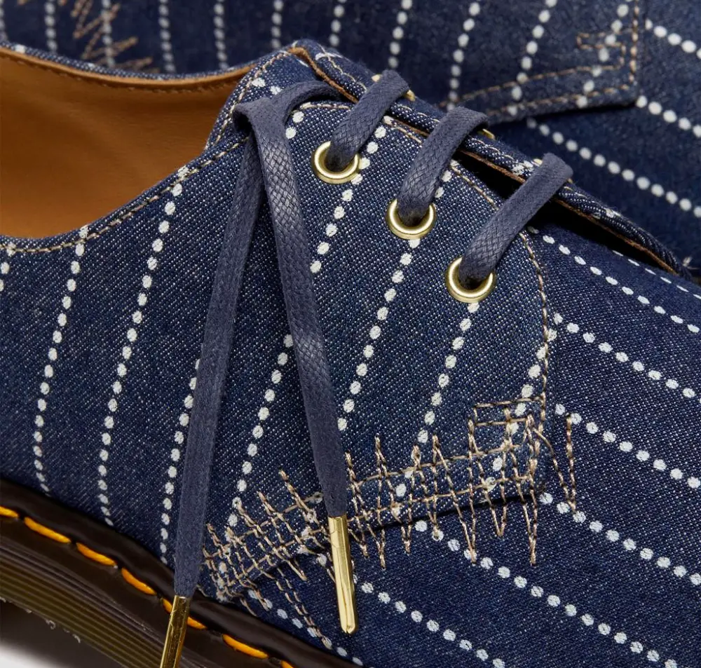 Giày Dr. Martens 1461 Pinstripe ‘Blue’ 27509793 - Ảnh 4