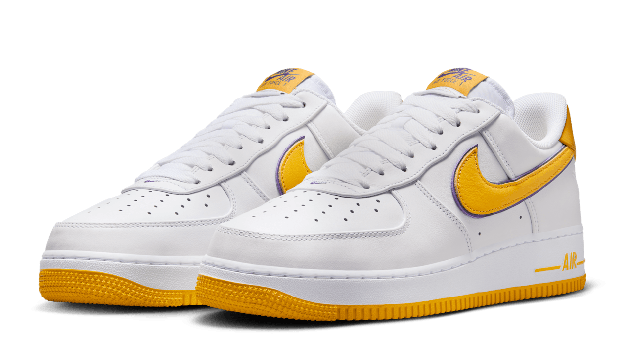 Alternative view of Giày Nike Air Force 1 Low Retro QS ‘Lakers Home’ FZ1151-100