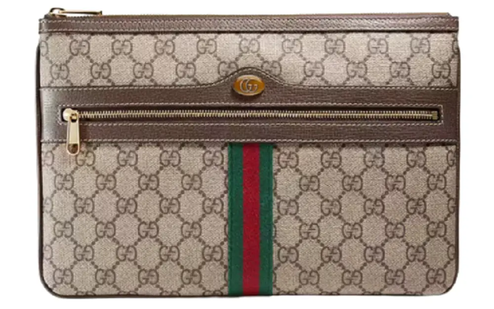 Túi Gucci Nam Ophidia Supreme Pouch 'Beige' 517551-96IWS-8745