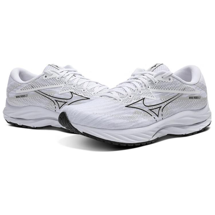 Alternative view of Giày Mizuno Wave Rider 27 ‘White Black’ J1GC230358